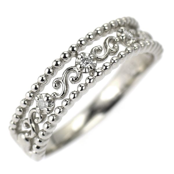 Pt900 ダイヤモンド リング 0.03ct - メルカリ
