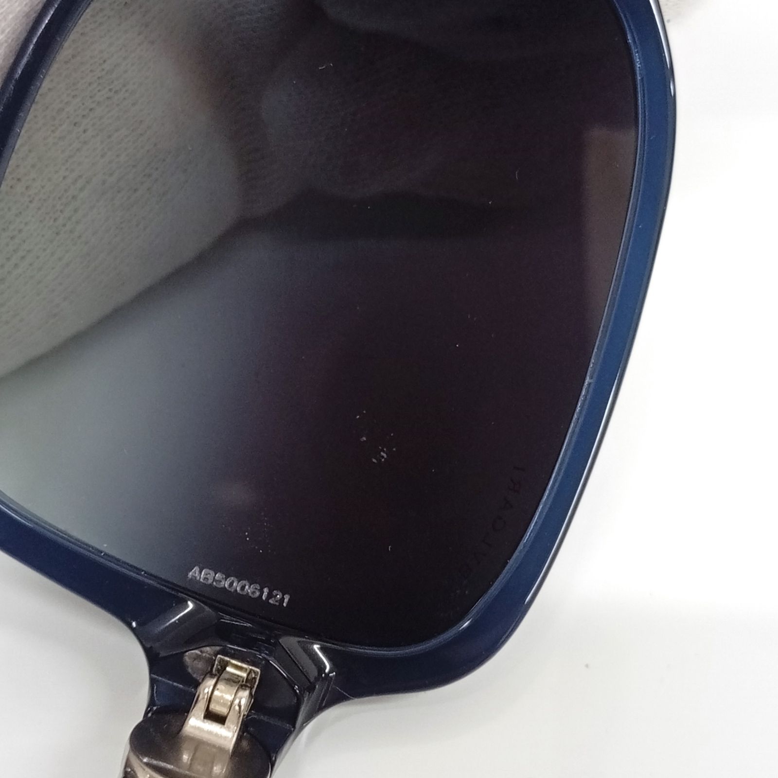 BVLGARI ブルガリ ロゴ サングラス ネイビー 5296/8G 135 3N 眼鏡 アイ  