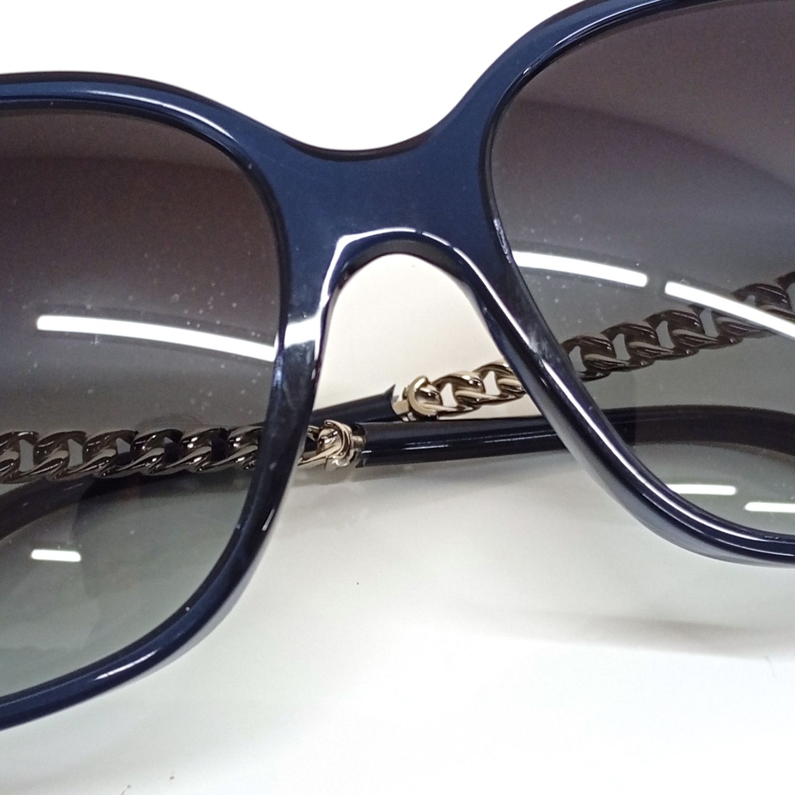 BVLGARI ブルガリ ロゴ サングラス ネイビー 5296/8G 135 3N 眼鏡 アイ  