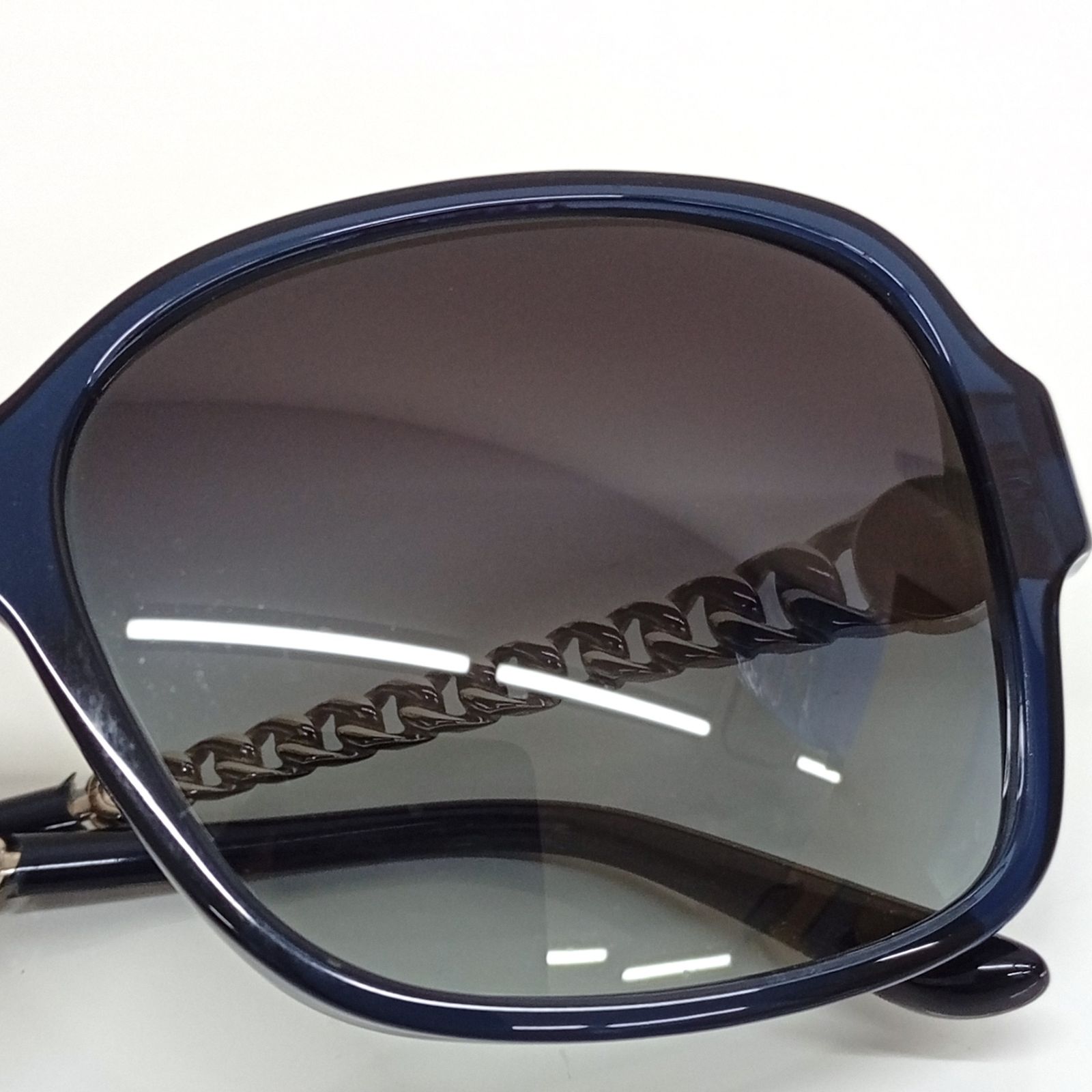 BVLGARI ブルガリ ロゴ サングラス ネイビー 5296/8G 135 3N 眼鏡 アイ  