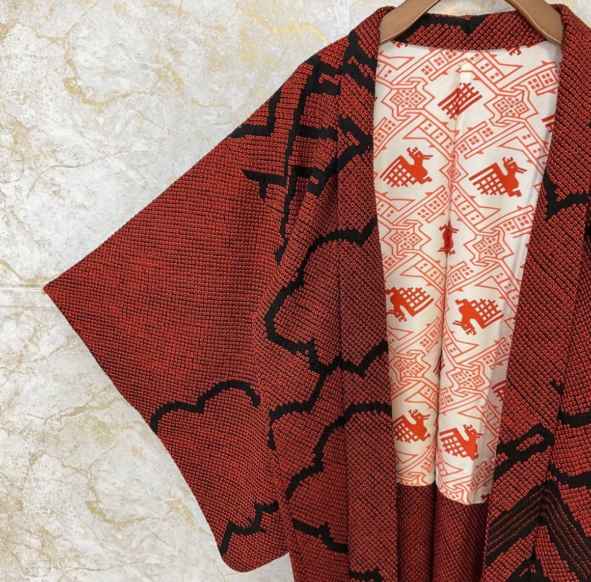 素敵な長羽織 正絹