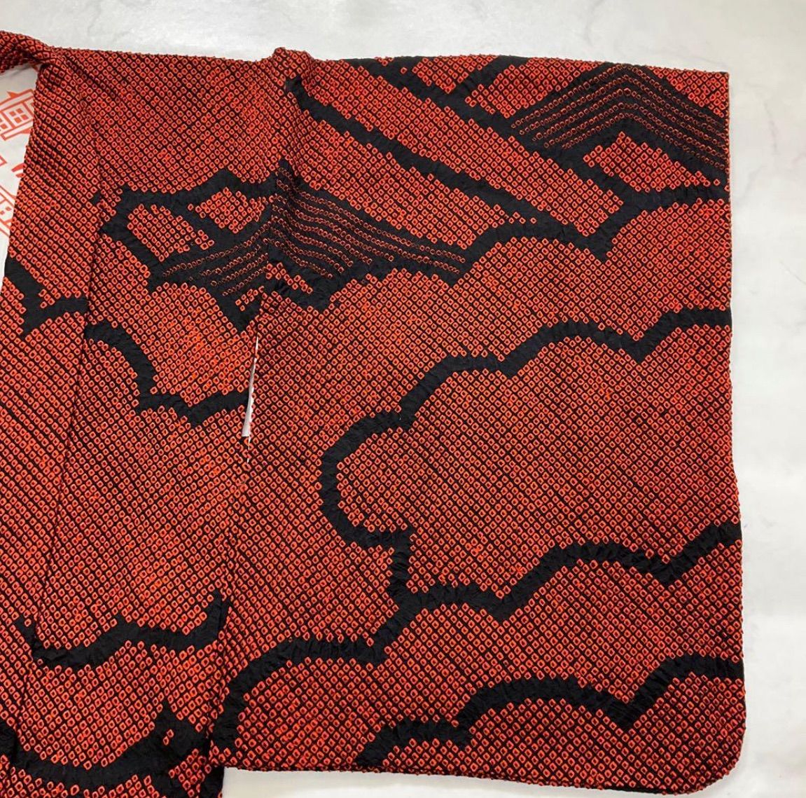 kimono one kimonoarisa 日本の総手絞り 素敵な長羽織 正絹 裄長 ロング 裄66丈90 5 羽織 着物 浴衣 レディース