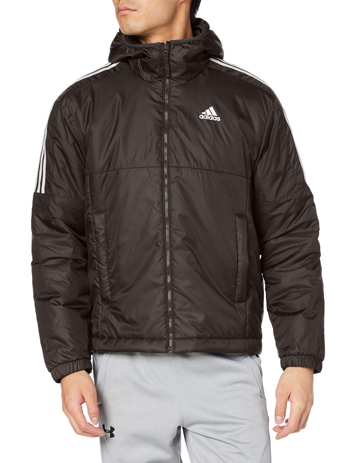 アディダス ジャケット エッセンシャルズ インサレーテッド フード付きジャケット IZG09 メンズ ブラック GH4601 日本 J S 日本サイズS相当 ブラック GH4601 S