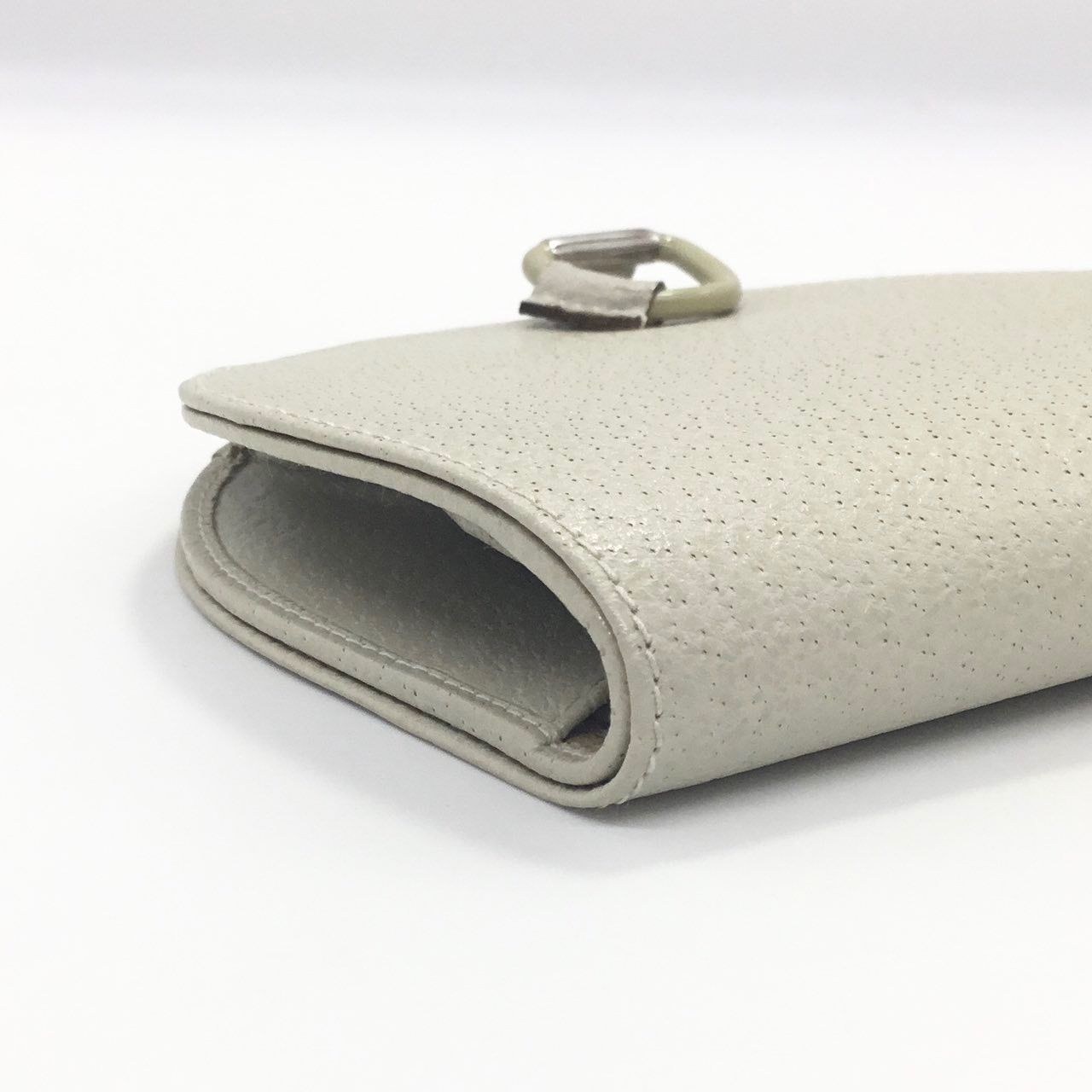  グッチ GUCCI ヴィンテージ レザー 折り財布 コインケース アイボリー き 二つ折り財布 折り財布