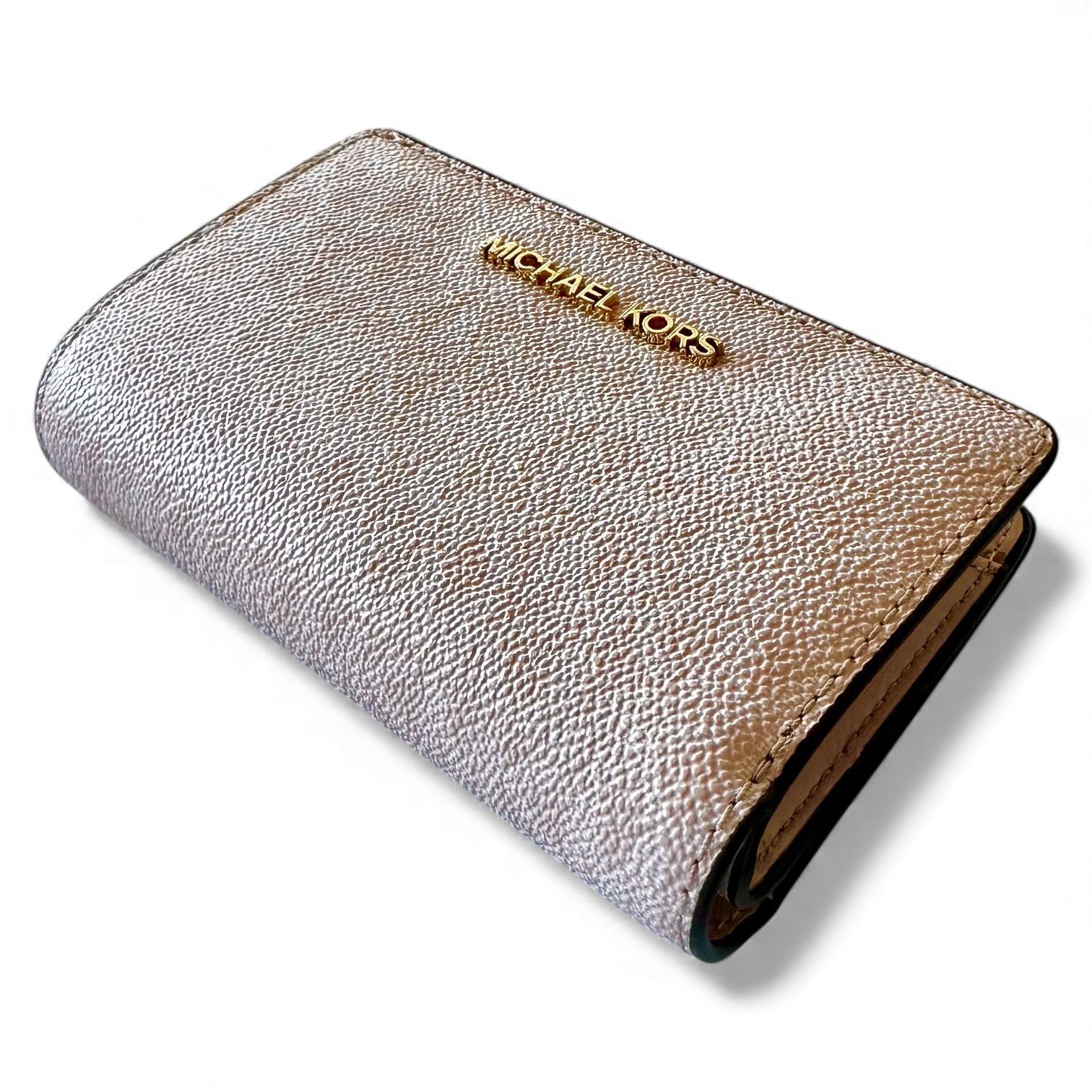 美品 マイケルコース 三つ折り財布 MKシグネチャー レディース MICHAEL 