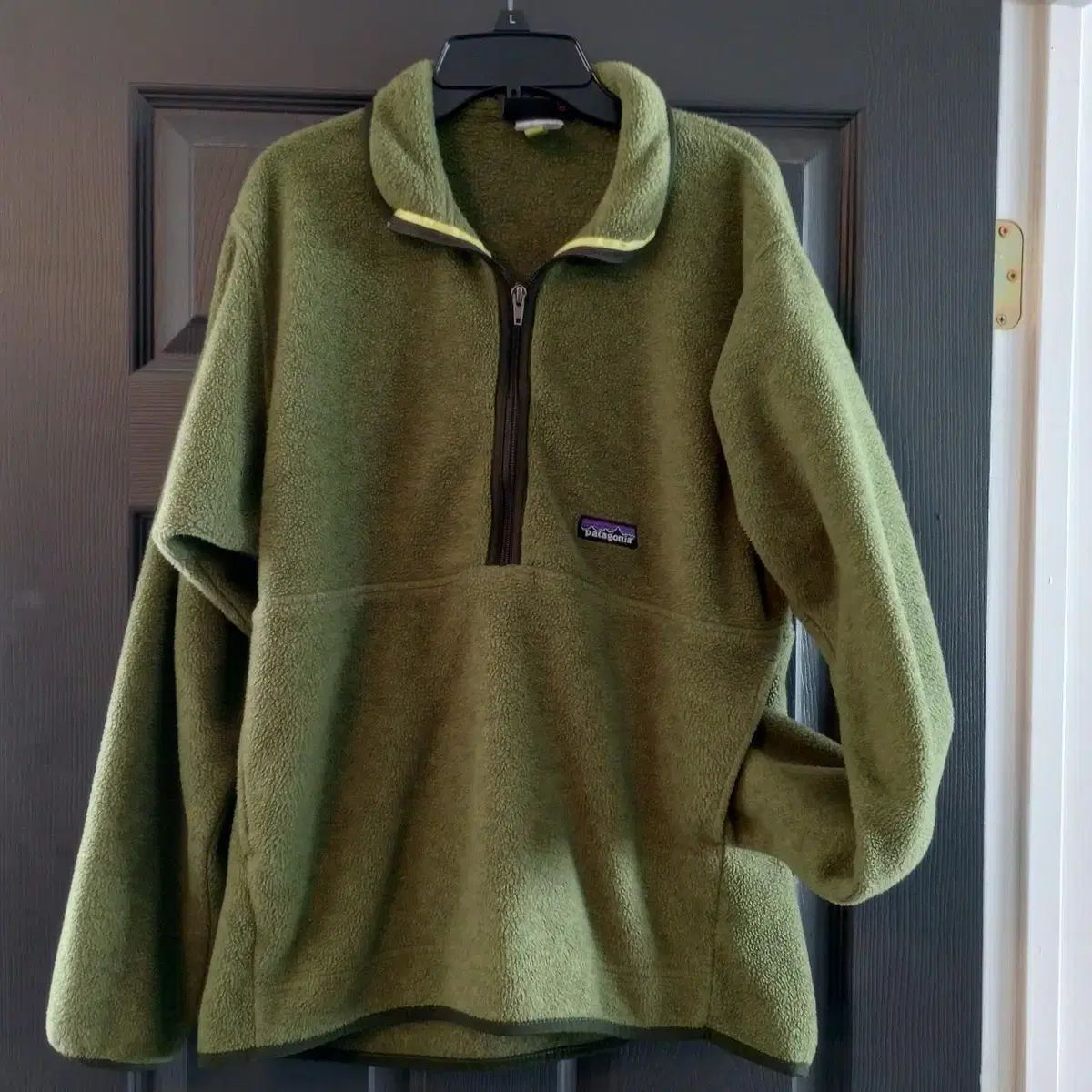 16FW パタゴニア クラシック レトロ フリース スナップ-T ハーフジップ オリーブ