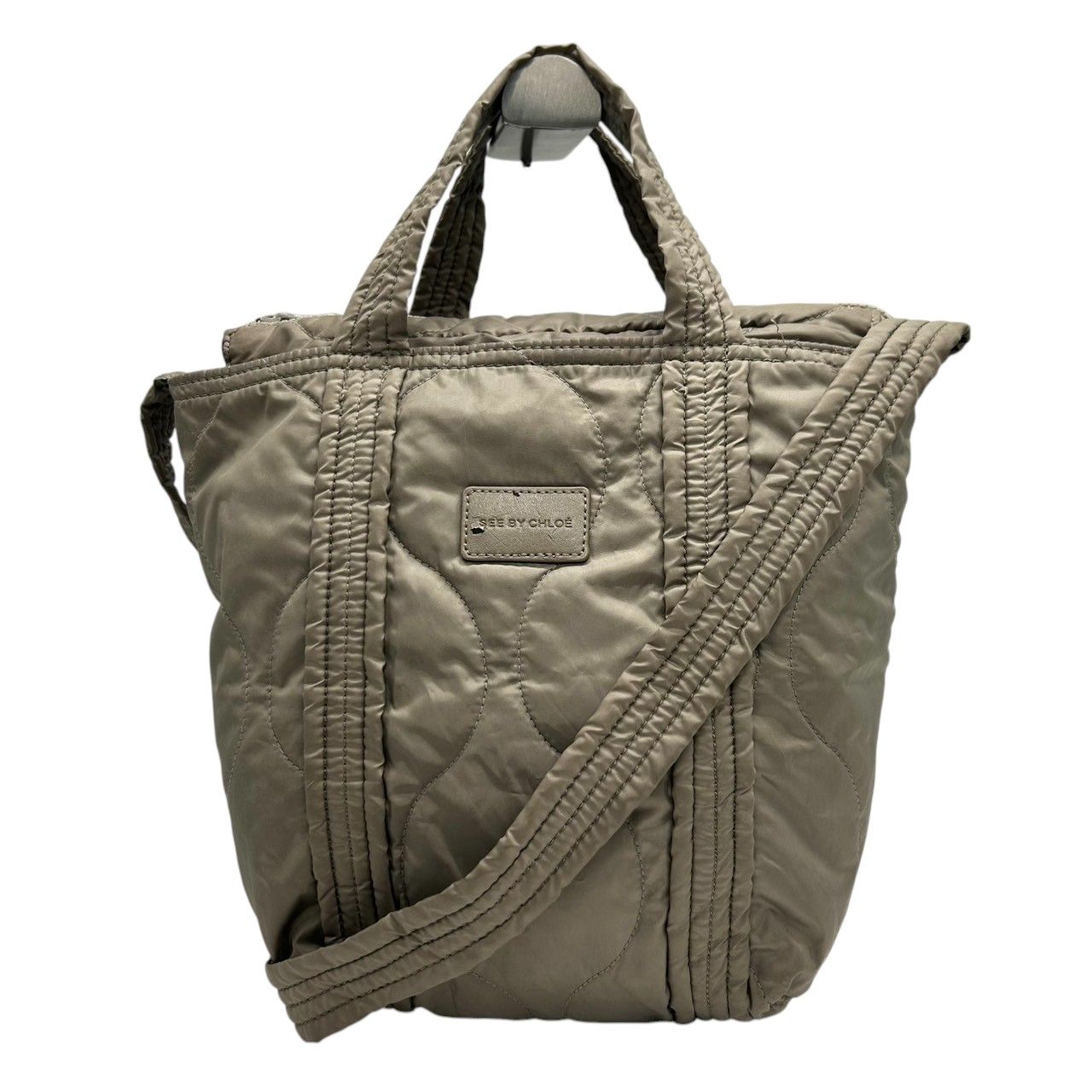 シーバイクロエ ジョイライダー トートバッグ ショルダーバッグ 2WAY キルティング ナイロン ロゴ A4収納可 大容量 斜め掛け可 軽量 レディース カジュアル フェミニン 通勤 通学 グリーン系 s97