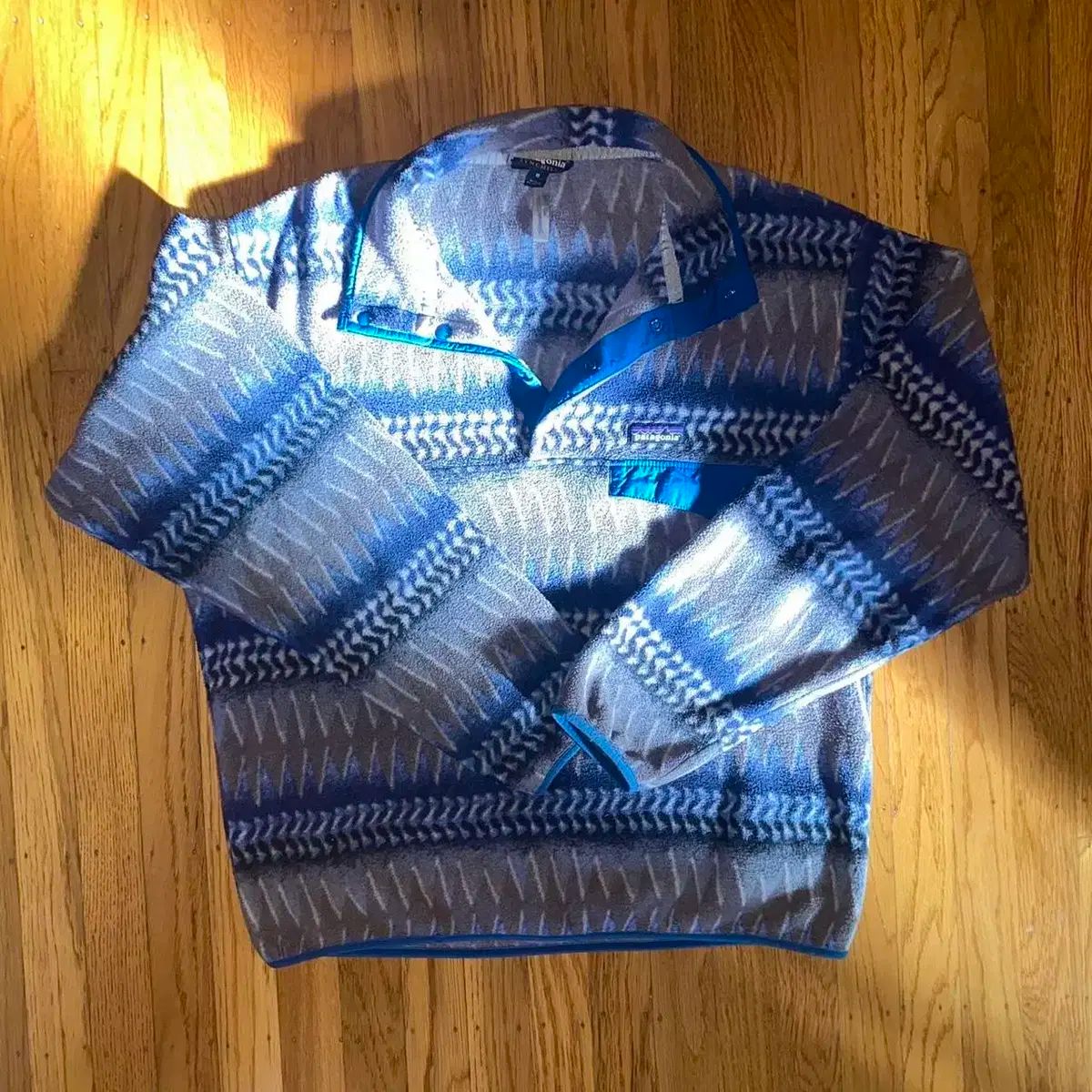 14FW パタゴニア Classic Synchilla シンチラ スナップT フリース プルオーバー ブルー