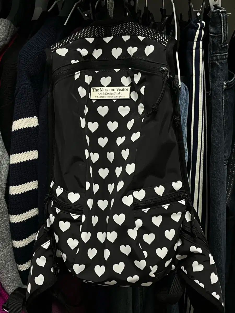 ハートプリントバッグ