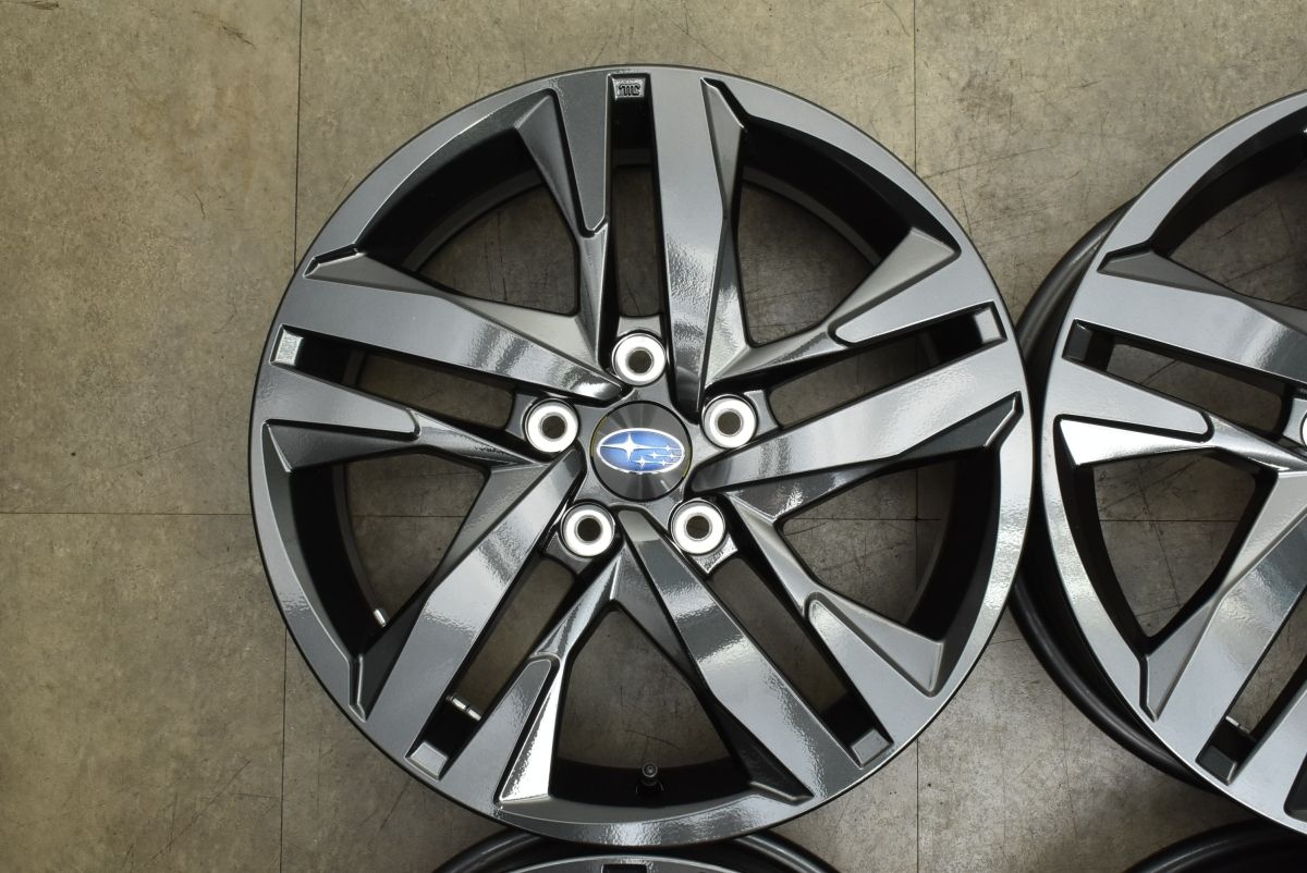  新車外し品 スバル インプレッサ 17 in 7 J 55 PCD 114 3 4本セット クロストレック レヴォーグ レイバック フォレスター 17インチ ホイール