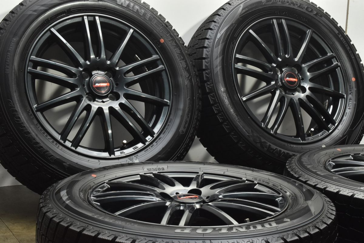 バロッソ 16 in 6 J 50 PCD 100 ダンロップ ウィンターマックス WM 02 195 65 R ライズ ロッキー レックス ガソリン車