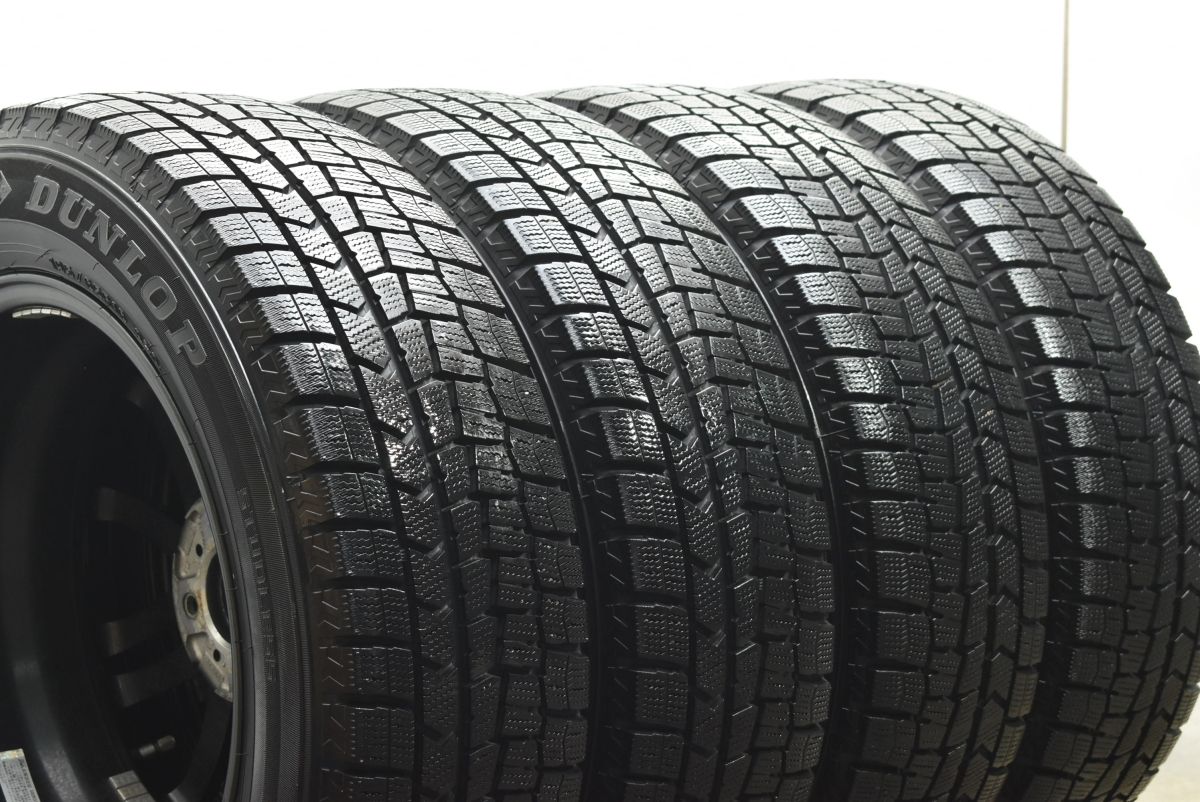  バロッソ 16 in 6 J 50 PCD 100 ダンロップ ウィンターマックス WM 02 195 65 R ライズ ロッキー レックス ガソリン車 16インチ タイヤ ホイールセット