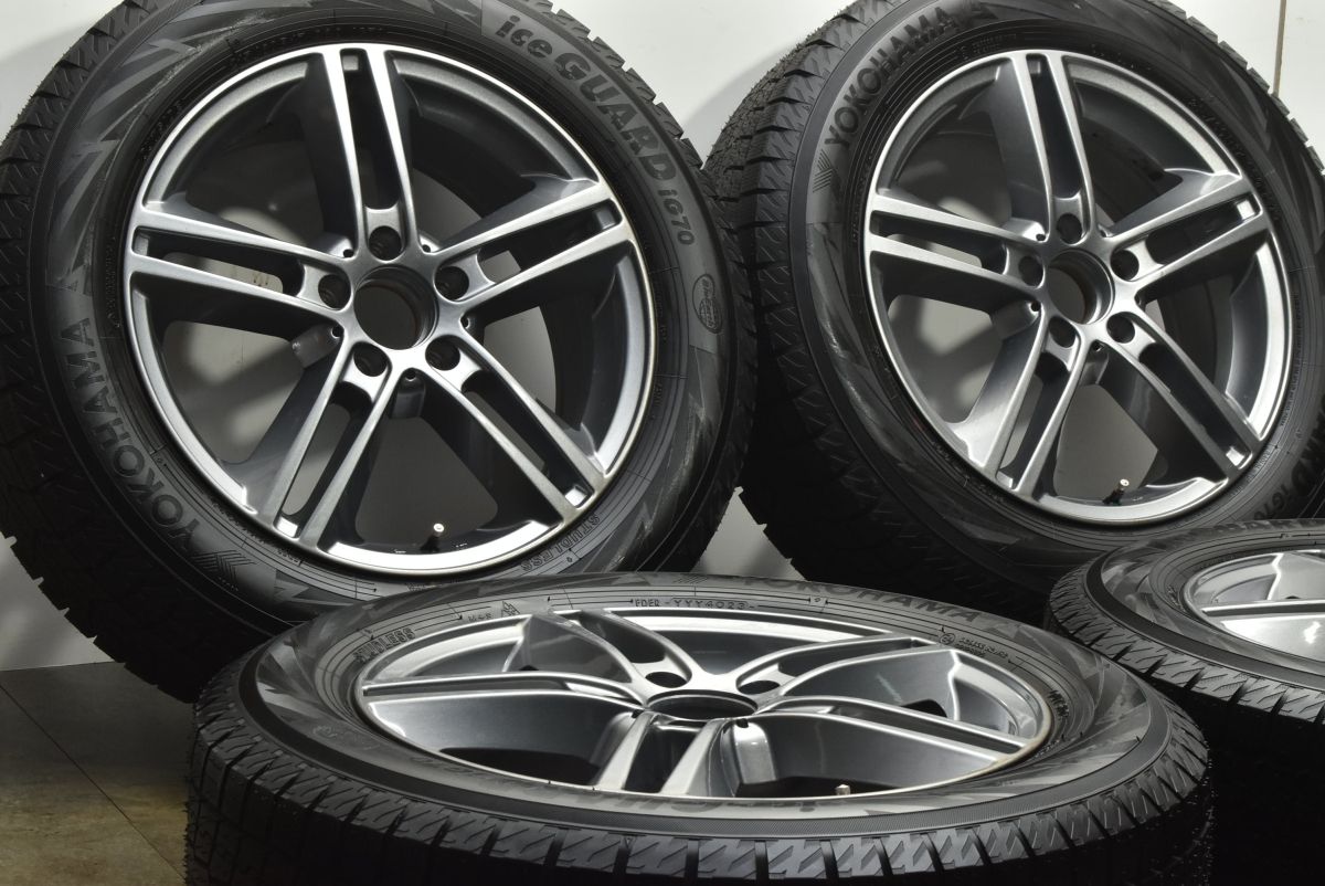 バリ溝 ユーロフォルシュ 17 in 6 5 J 38 PCD 112 ヨコハマ アイスガード iG 70 215 60 R ベンツ GLA スタッドレス