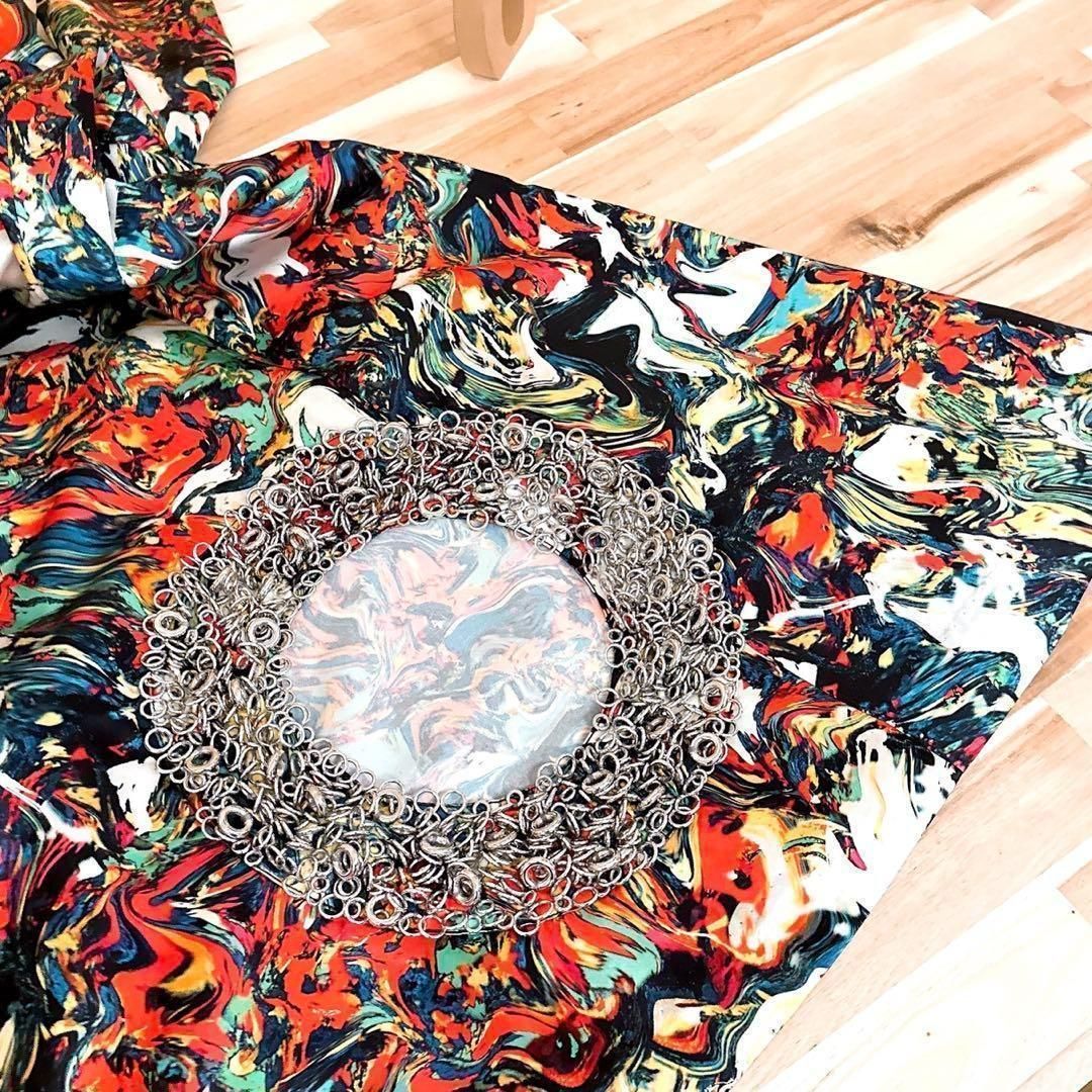  トーガアーカイブス エイチアンドエム コラボ マーブル ワンピース 長袖 七分袖 その他