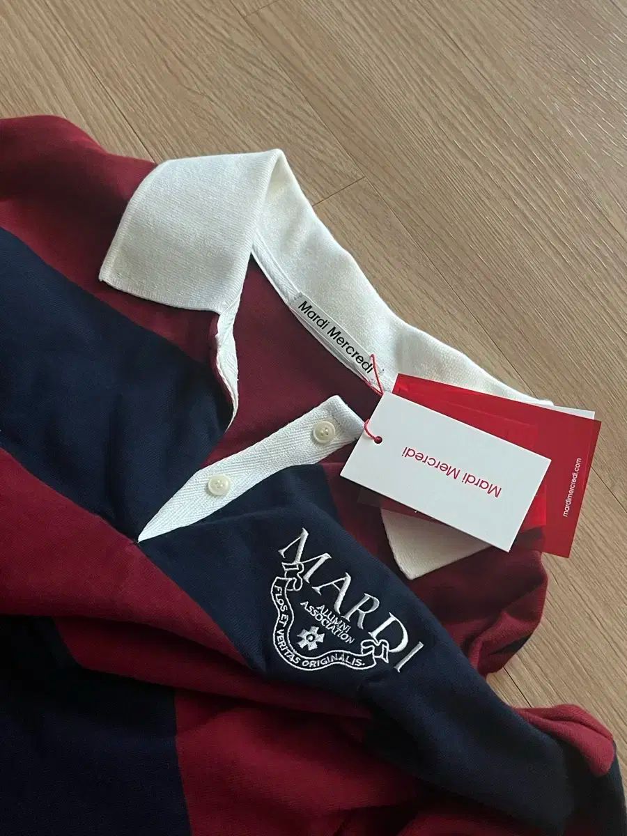 マルディメクルディ ラグビーストライプ Tシャツ