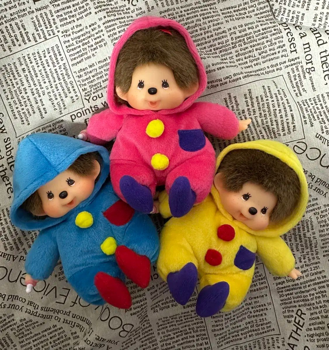 モンチッチ ゴー 古典 3兄弟 パジャマ 赤ちゃん