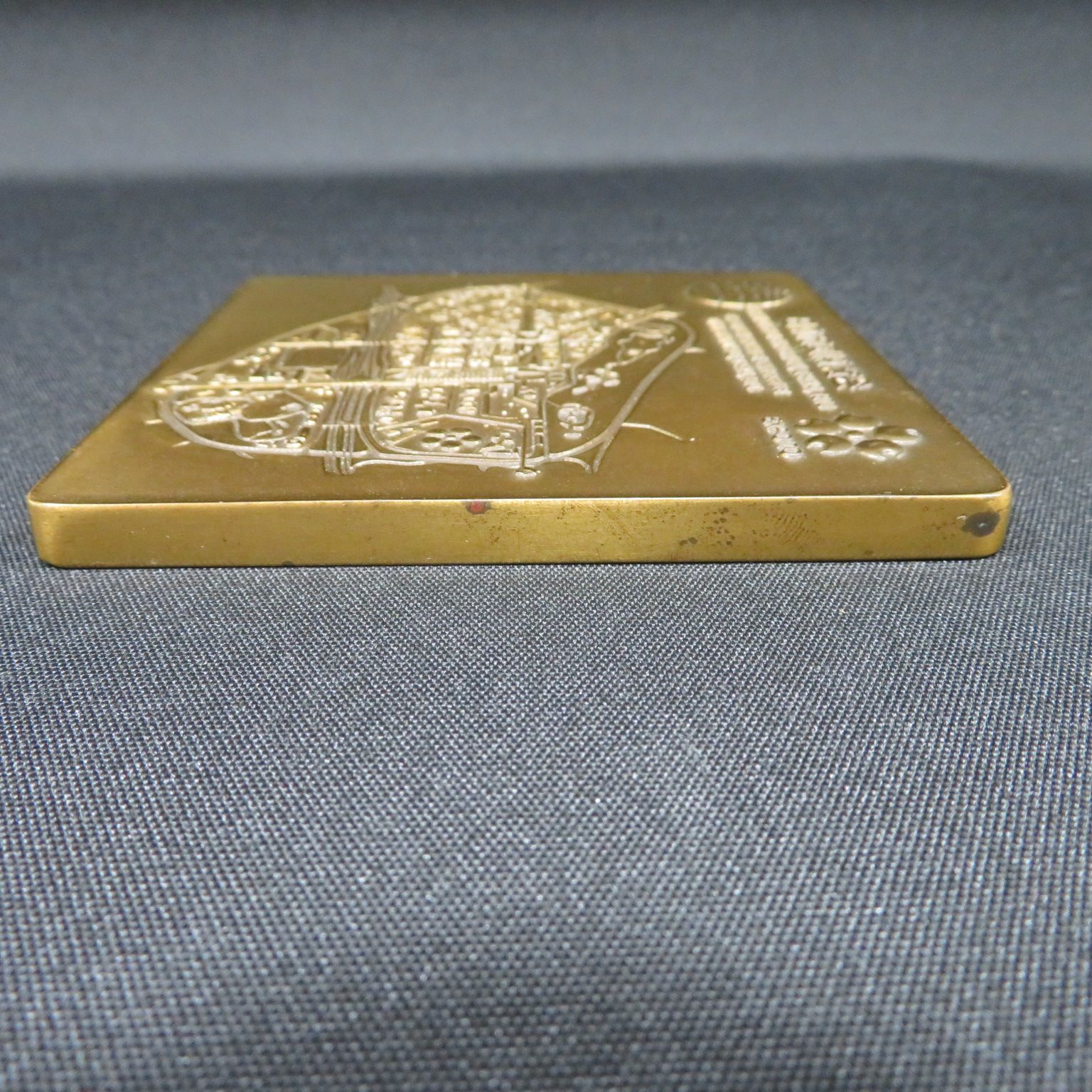 7407☆日本万国博覧会□記念プレート□1970年□EXPO'70□記念プレート