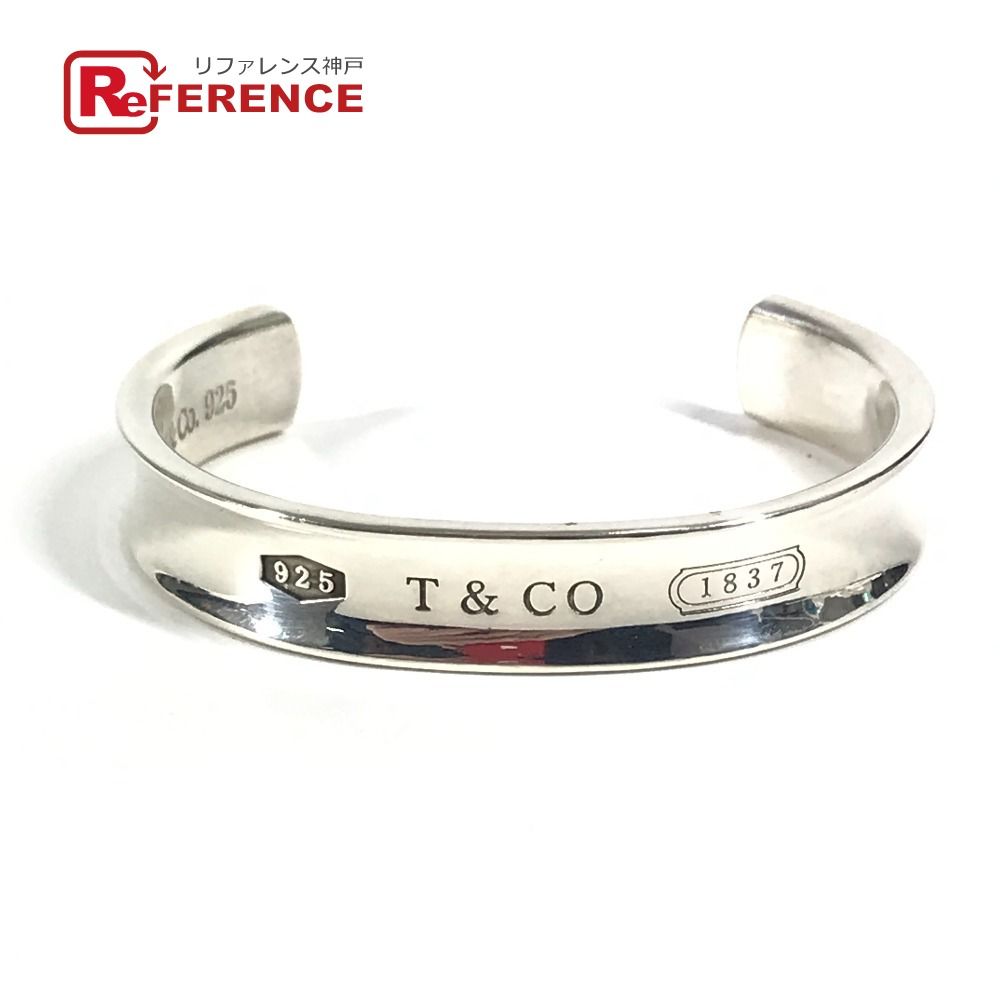 TIFFANY-Co. ティファニー ブレスレット ロゴ T&C 1837 カフ SV925 シルバー
