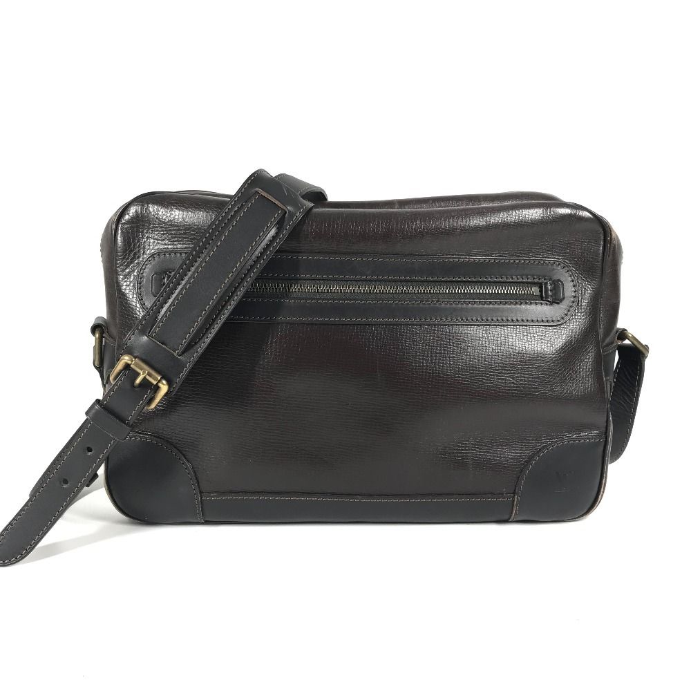 LOUIS VUITTON ルイヴィトン ショルダーバッグ リポーター M95791 ユタレザー カフェ ブラウン