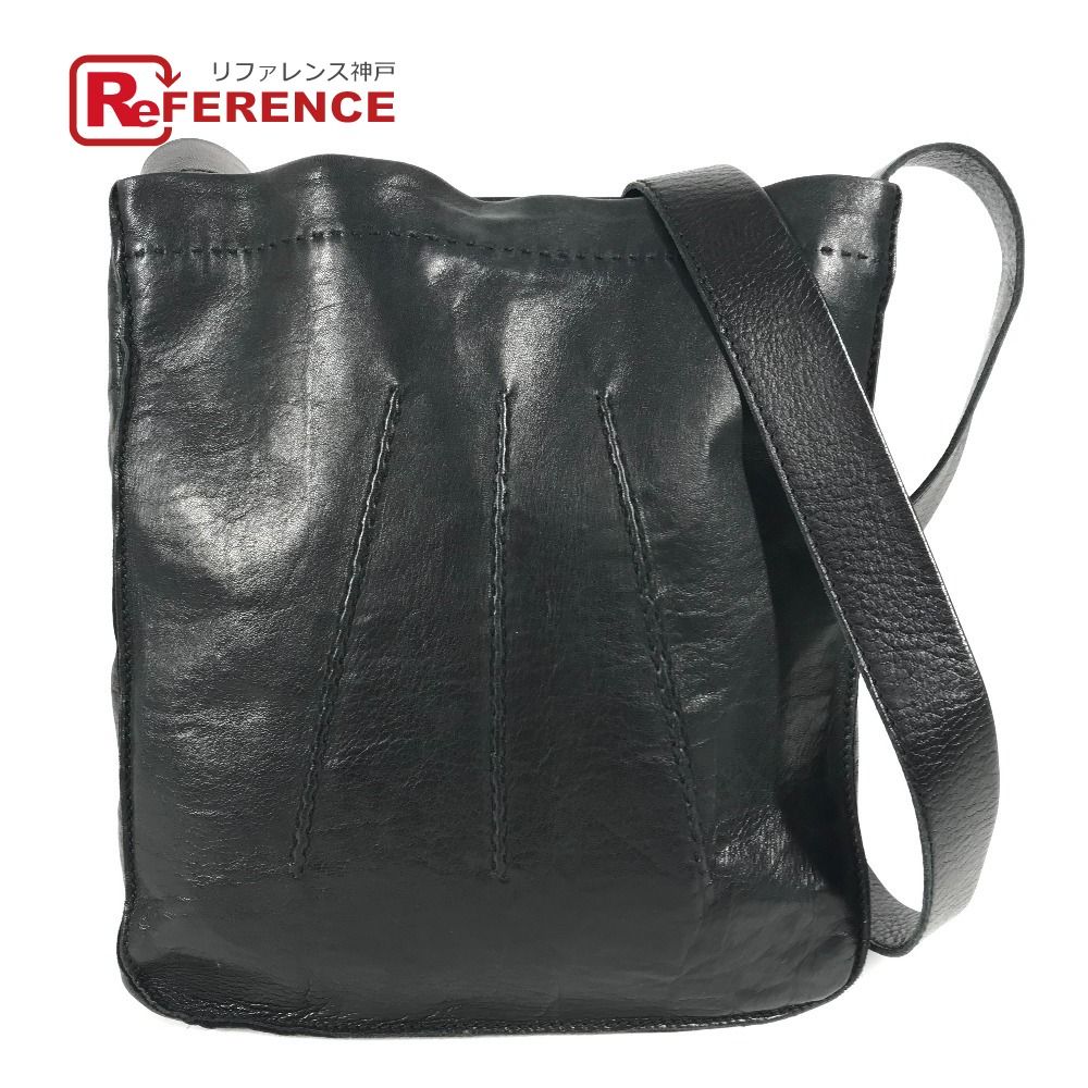 HERMES エルメス ショルダーバッグ トゥドゥ レザー ブラック