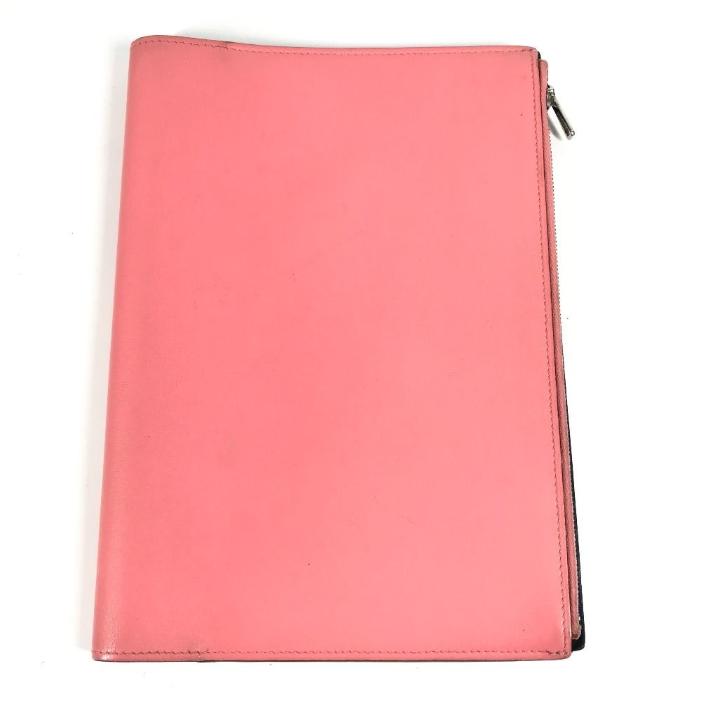 HERMES エルメス ノートカバー ノートパッド EAジップ A5 レザー ローズアザレ ピンク