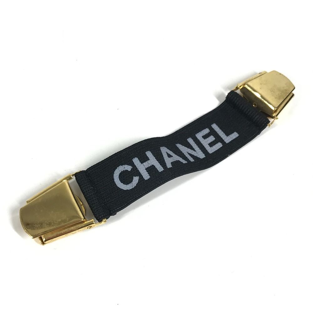 CHANEL シャネル ベルト アームバンド ゴム ブラック