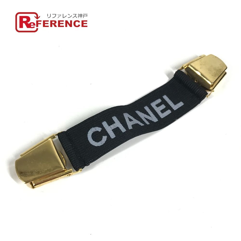 CHANEL シャネル ベルト アームバンド ゴム ブラック