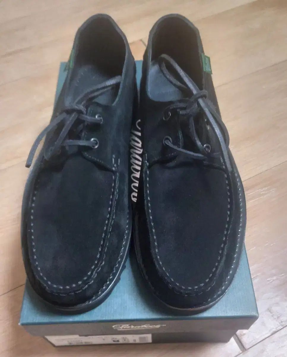 KAPTAIN SUNSHINE キャプテンサンシャイン Paraboot パラブーツ DOMINGUE ブラック スウェード uk8