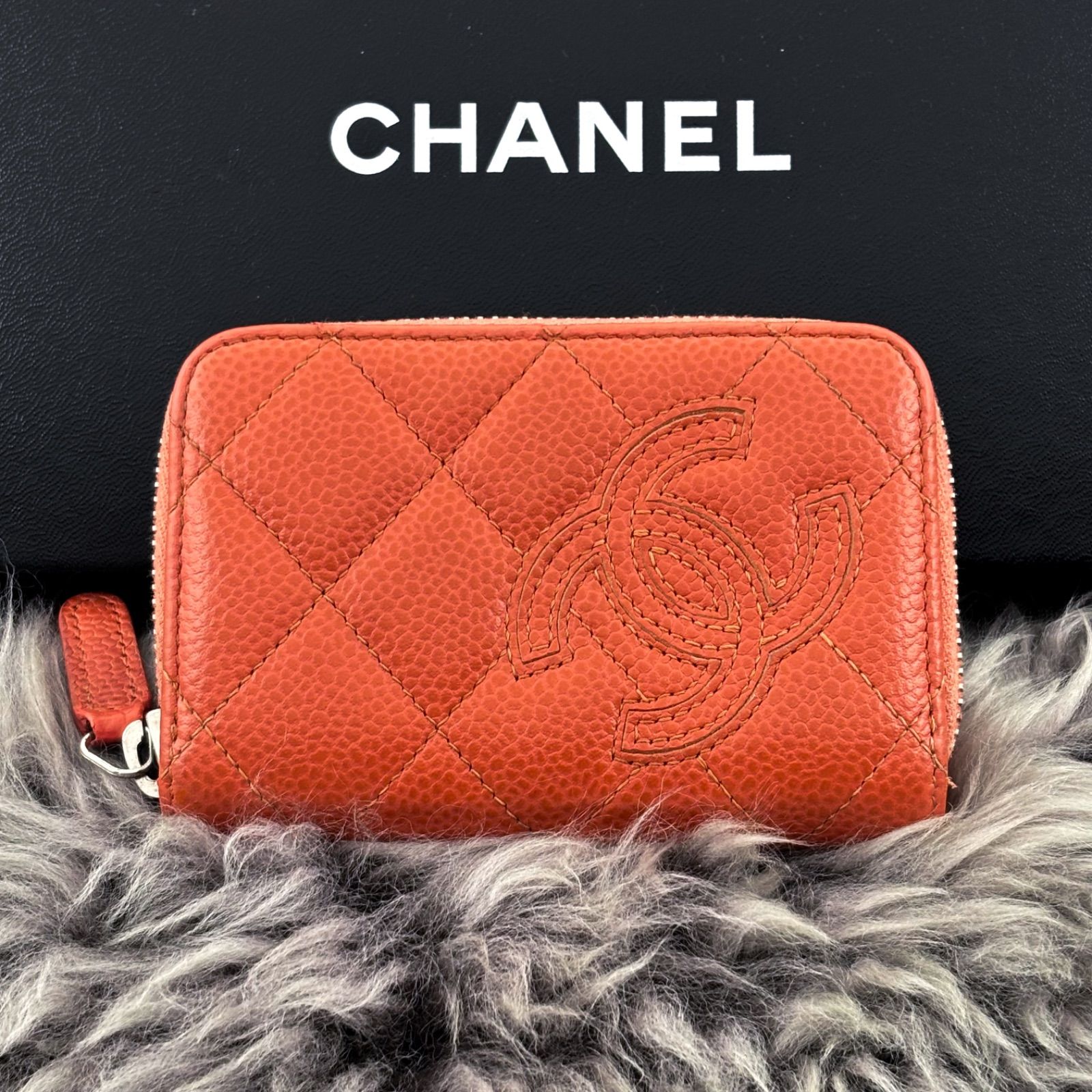 シャネル 財布 コインパース コインケース マトラッセ シンプリーCC キャビア