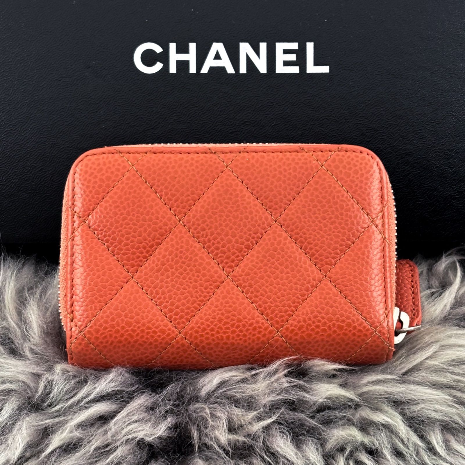 シャネル 財布 コインパース コインケース マトラッセ シンプリーCC キャビア