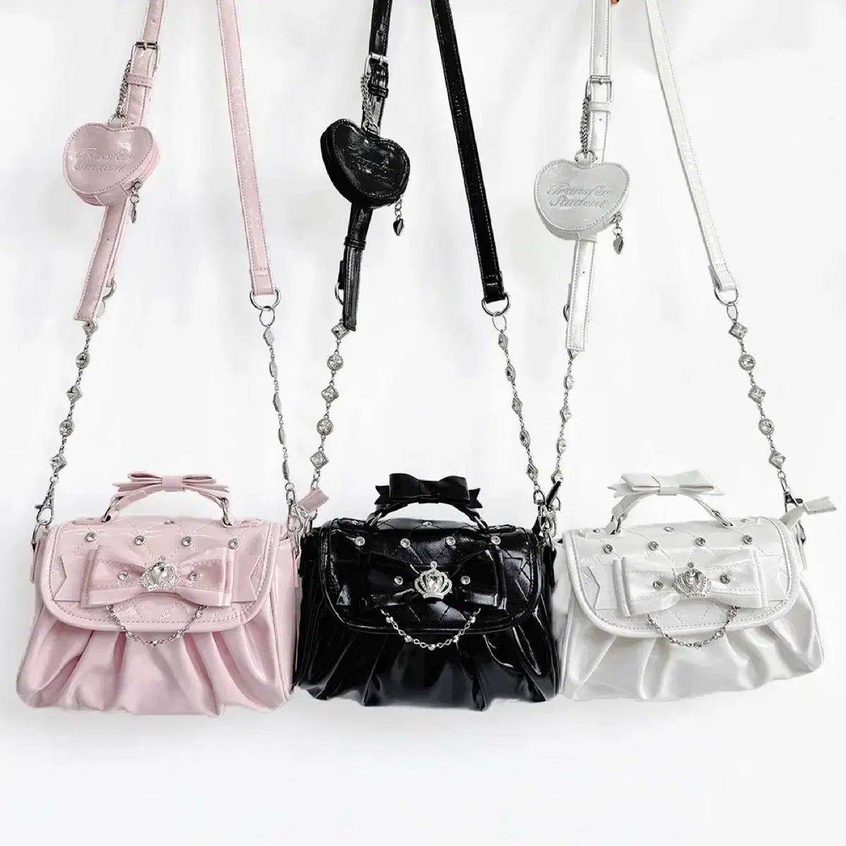 ロリータ レース スワード エレガント ショルダーバッグ ハンドバッグ クロスバック レディース 4COLOR