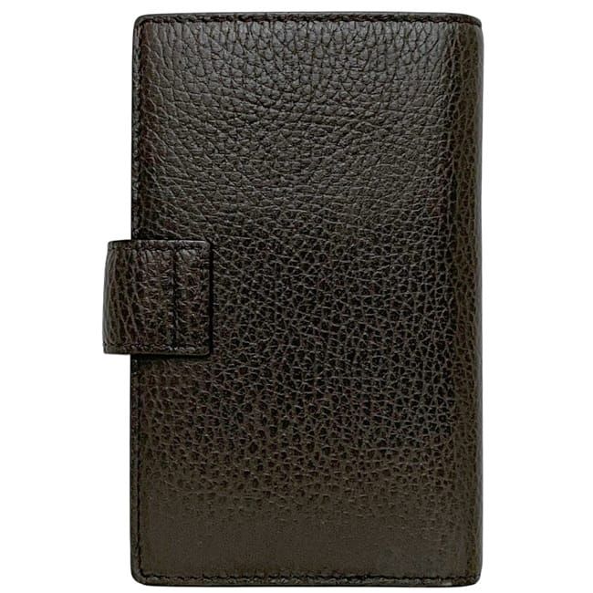 グッチ 三つ折り 財布 ブラウン インターロッキング 449344 札入