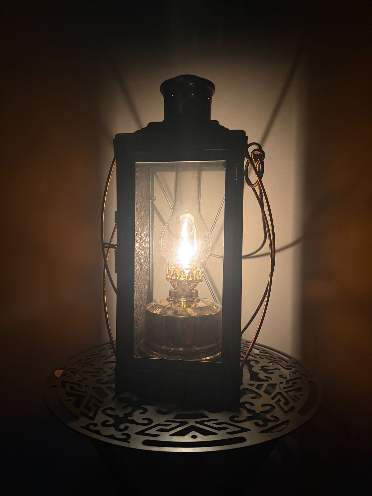 サイド花柄 アンバー