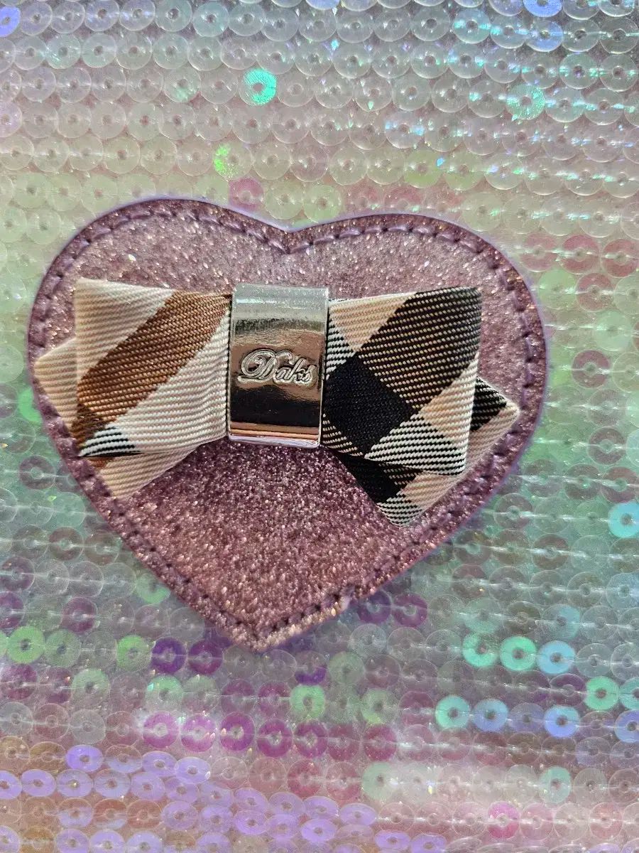 DAKS スパンコール シャーベット色 女の子 ミニ バックパック クマ ぬいぐるみ