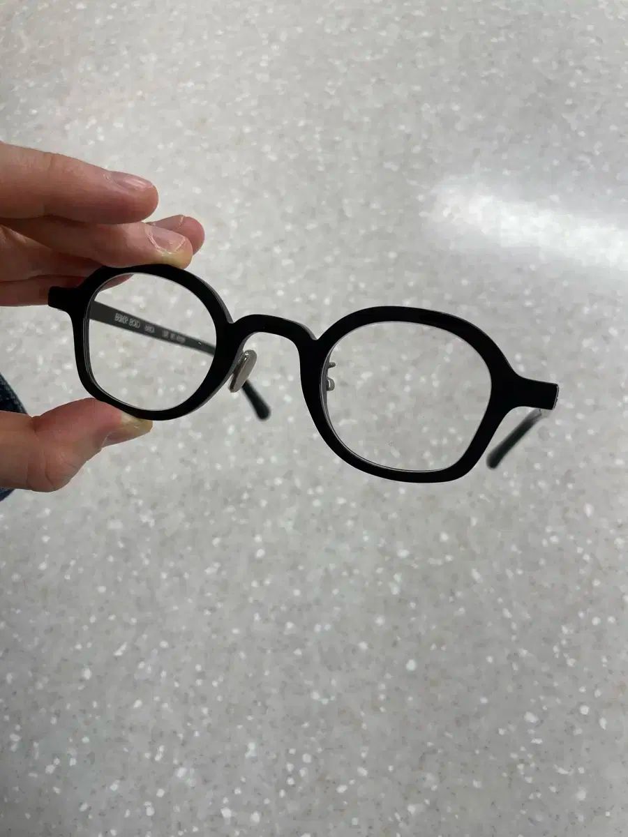 ジンジャーアイウェア Baker B ブラック ウェリントン メガネ