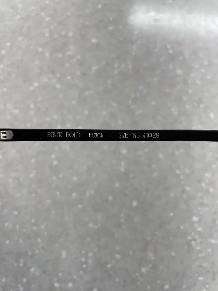 ジンジャーアイウェア Baker B ブラック ウェリントン メガネ