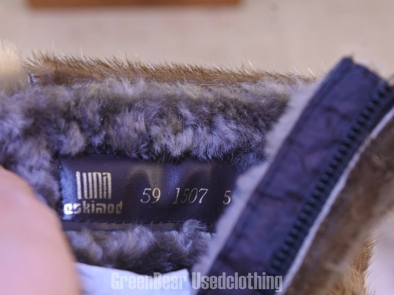  E 009 レディース eskimoc エスキモーブーツ ビンテージ アザラシ毛 茶 23.0 cm その他 靴