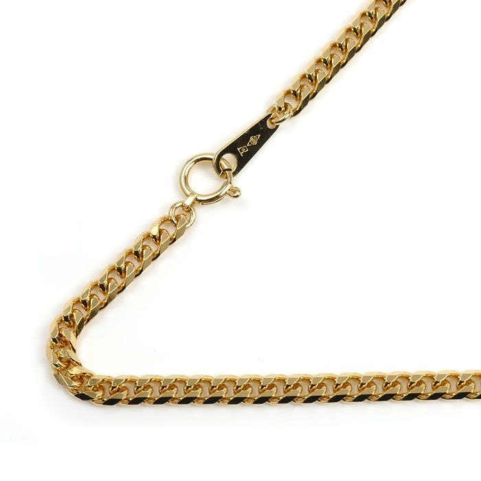 K18YG イエローゴールド ネックレス 喜平8面カット 20.3g 50cm メンズ