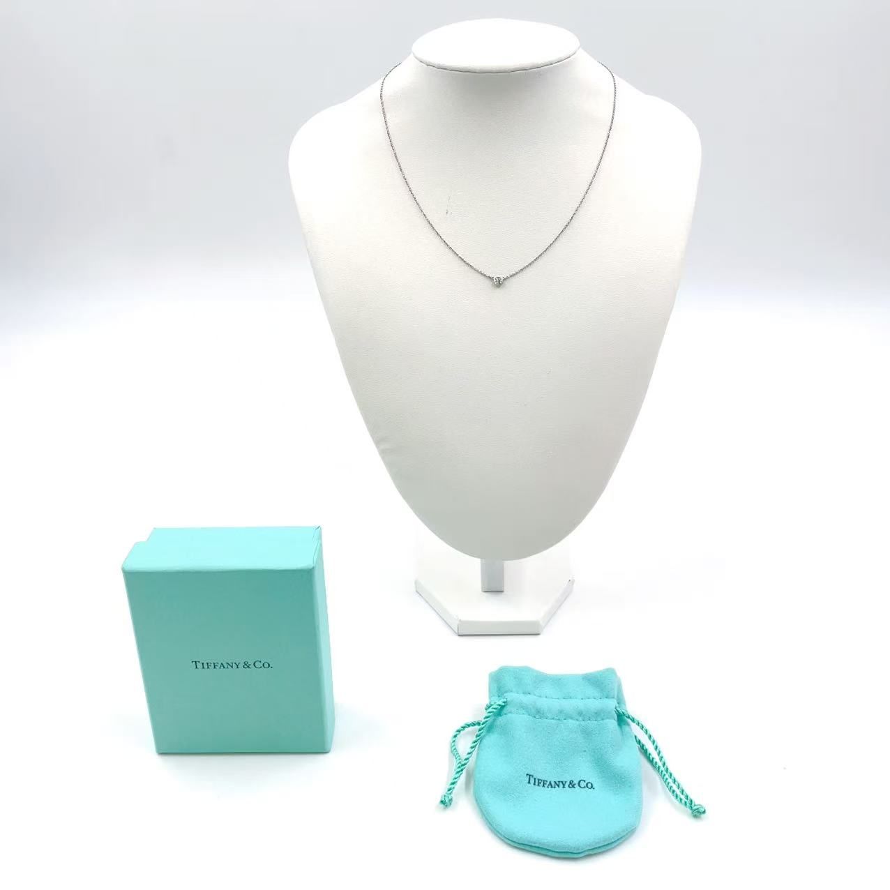 TIFFANY & Co. バイザヤード シングル ダイヤモンド ペンダント D0