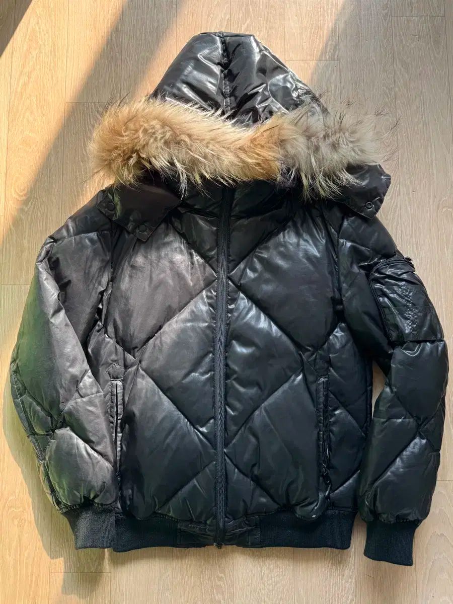 abahouse ファー フード ダウン