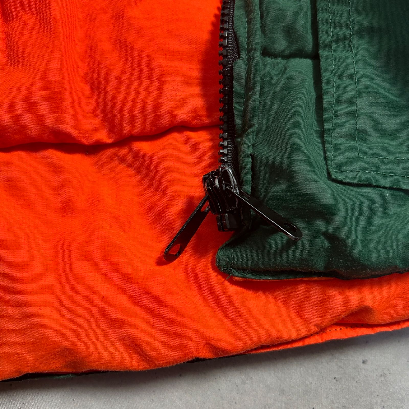 70s~80s frostline フロストライン リバーシブル ダウンベスト 古着