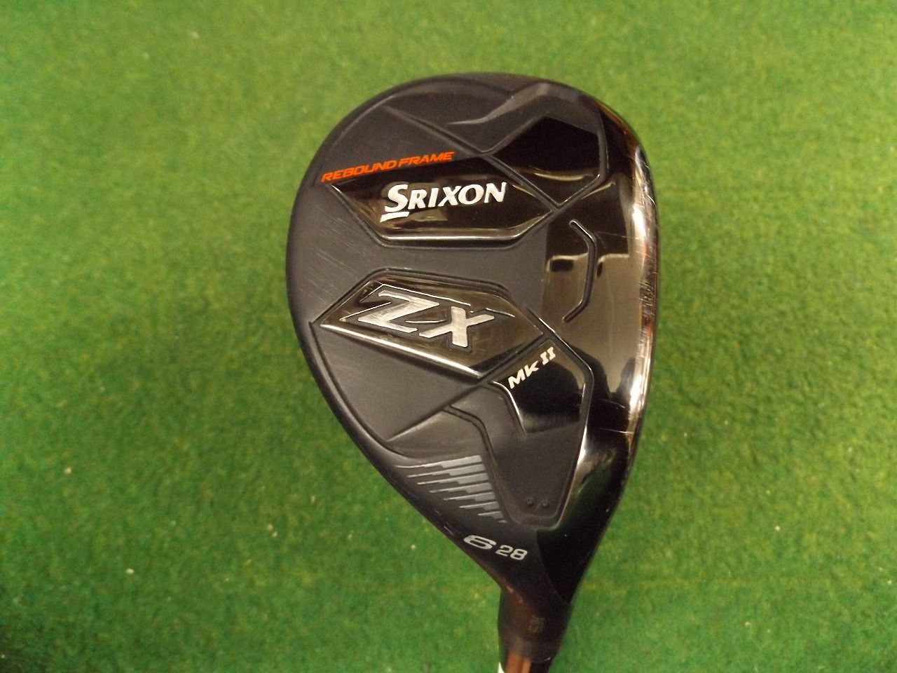 しゃと 3858 SRIXON ZX MKⅡ HYBRID #6 28° TOUR AD HY-75 R リシャフト