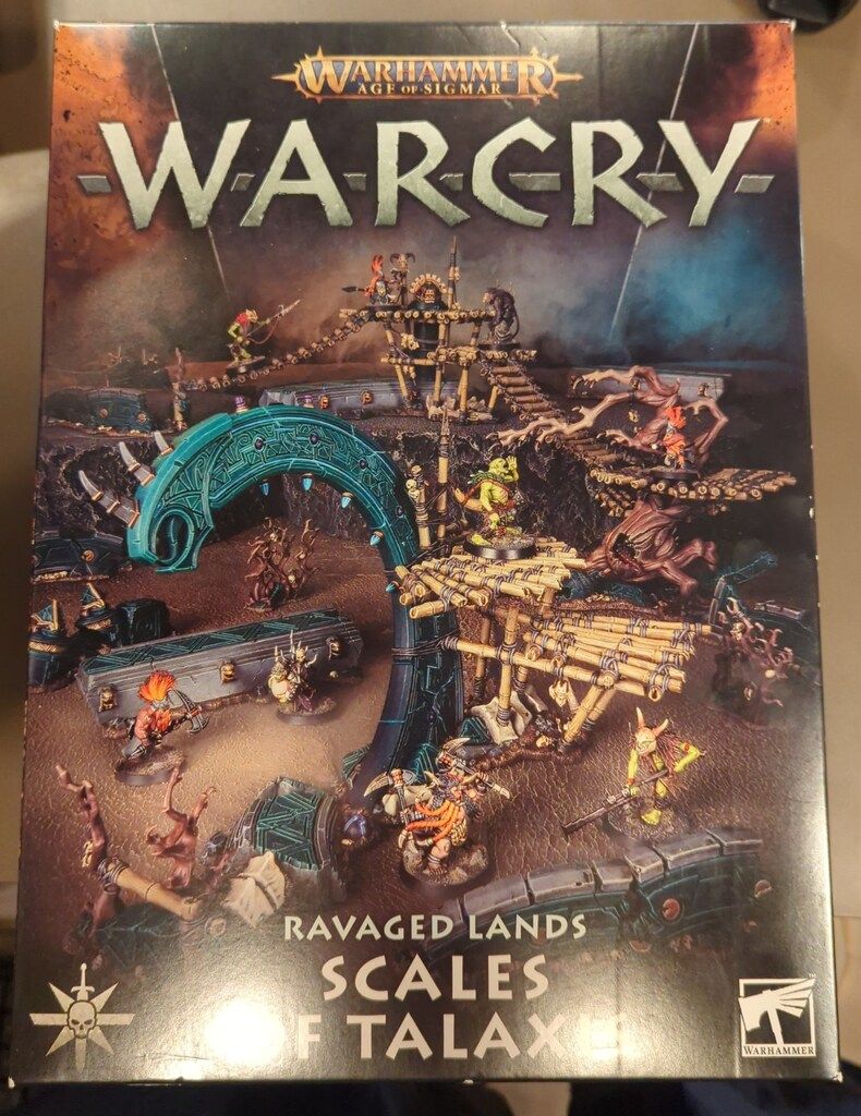GAMES WORKSHOP WARHAMMER AGE OF SIGMAR RAVAGED LANDS SCALES OF TALAXIS WARCRY