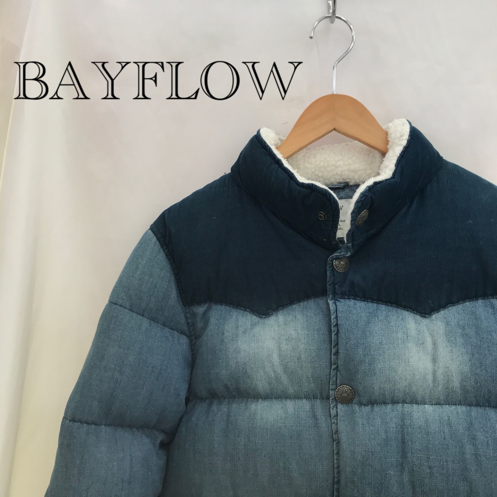 BAYFLOW ベイフロー BM1711NM01 ダウンジャケット 3 デニム インディゴ 