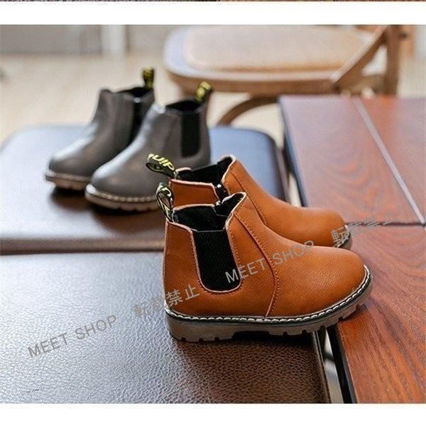 激昇進キッズジュニアブーツ男の子女の子子供ブーツローファーパンプス