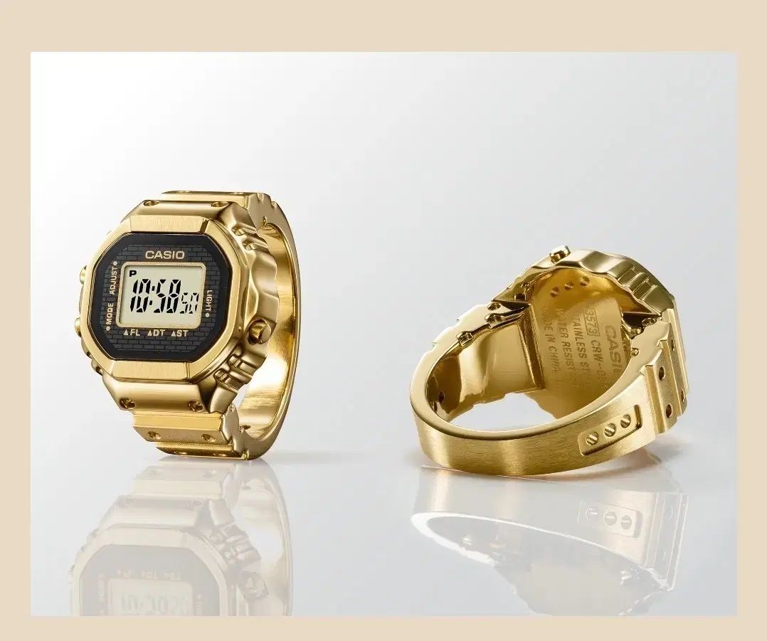 カシオ リングウォッチ CRW-001G GOLD