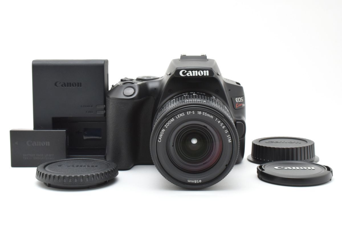 ショット数16000回以下 Canon EOS Kiss X10 EF-S 18-55mm F4-5.6 IS STM 充電器付き AYM4478 520