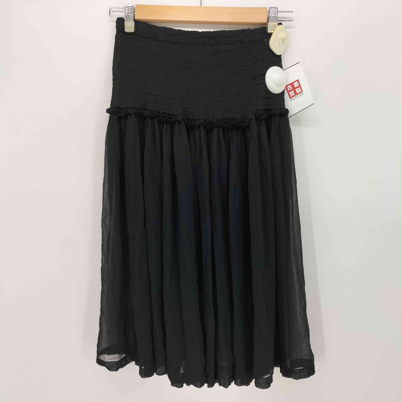 ミー イッセイミヤケ me ISSEY MIYAKE 07AW フリルデザイン プリーツ イージースカート レディース 表記無