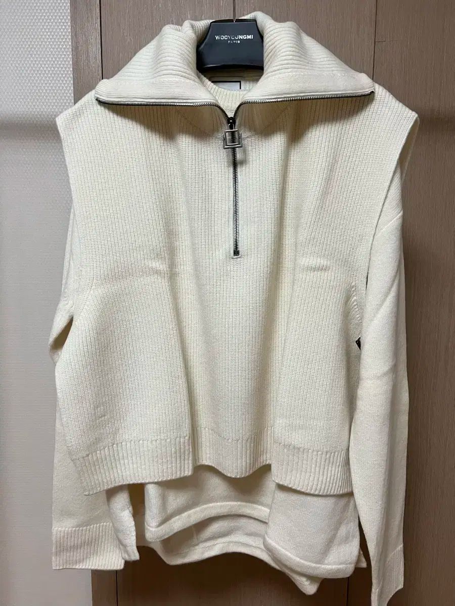 ウーヨンミ レイヤード アイボリー ニット 48 size