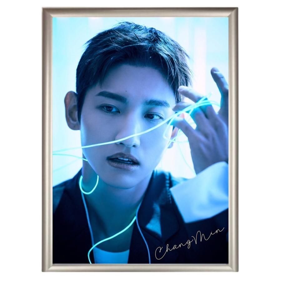 チャンミン TVXQ 東方神起 フォトプレート 額入り 写真 A4サイズ 韓流